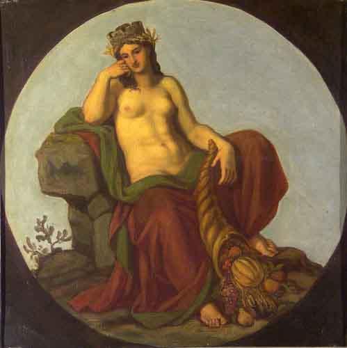 Lotz, Karoly Allegory of Earth Germany oil painting art